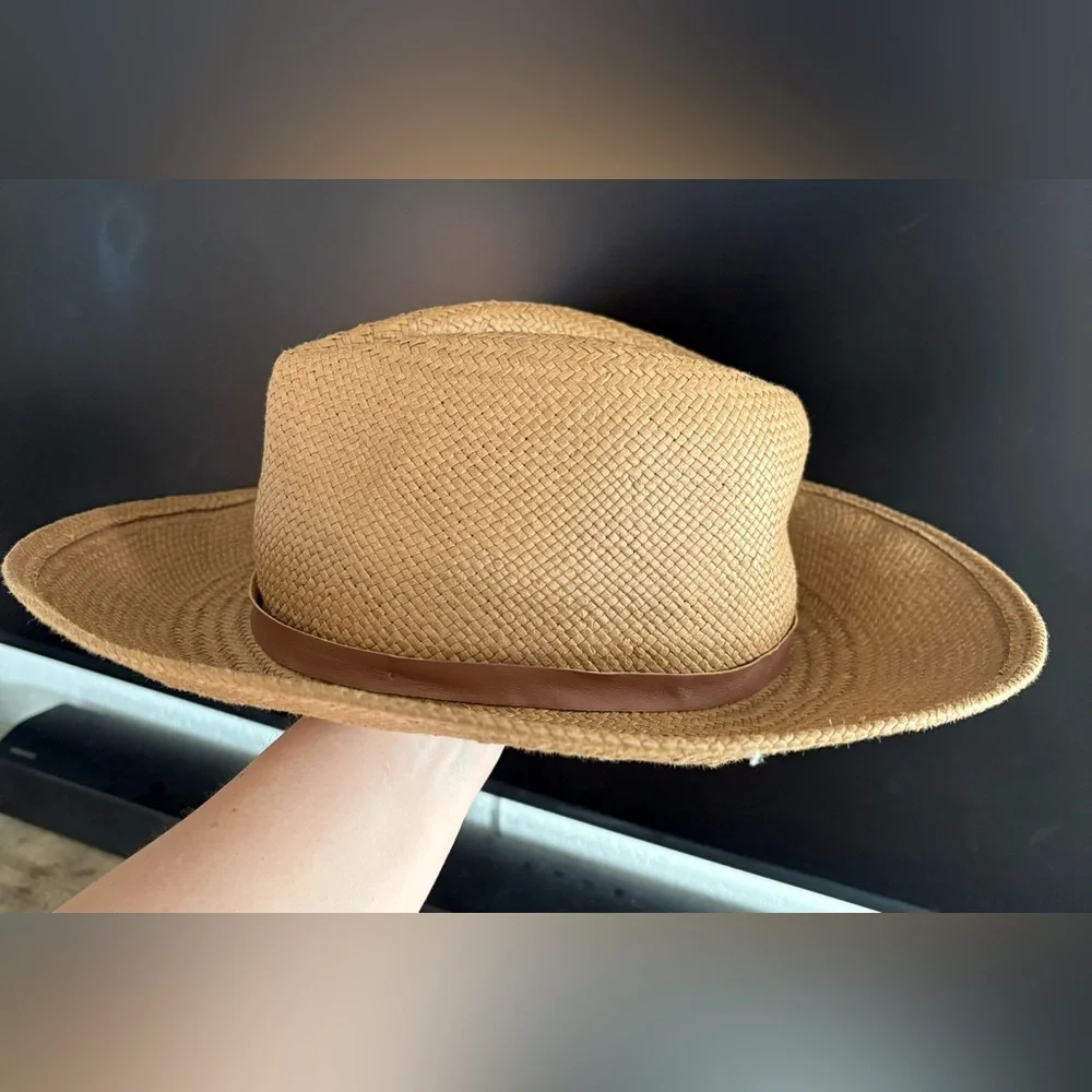 Janessa Leoné Sherman 100% Straw Hat size M - Picture 7 of 12